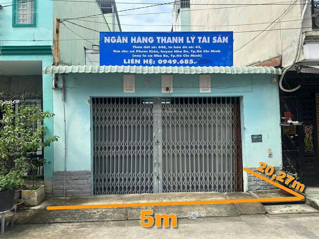 Ngân hàng thanh lý căn nhà tại ấp phước kiển, huyện nhà bè, tp.hcm giá rẻ nhất khu vực