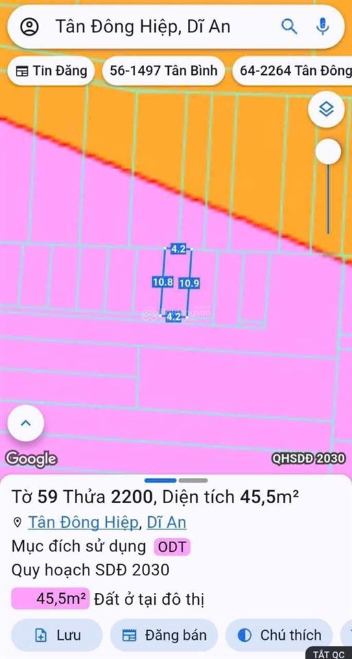 2,9 tỷ 45,5m2 nhà cấp 4, gác lửng, shr