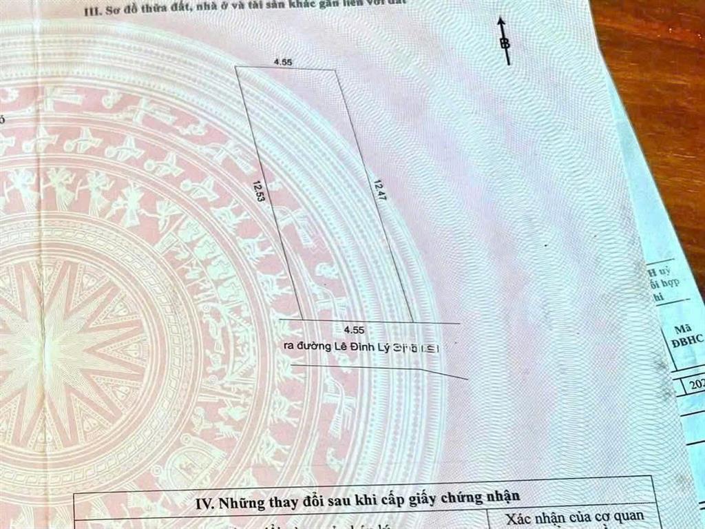 Đất kiệt 149 lê đình lý đường 10m5 đang lên nhựa