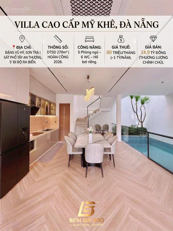 Villa xinh xịn gần biển mỹ khê  5 phút ra bãi biển  khu du lịch sầm uất