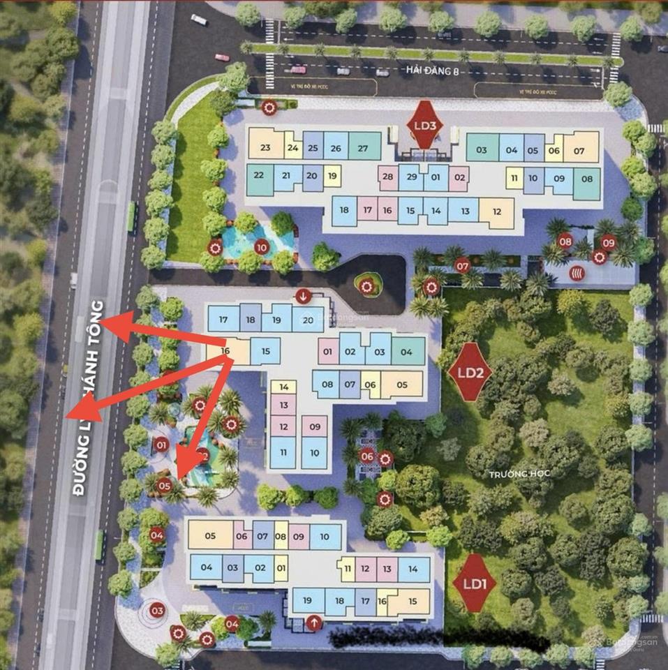 Giá sốc ~57tr/m2 căn 3pn rộng hơn 100m2