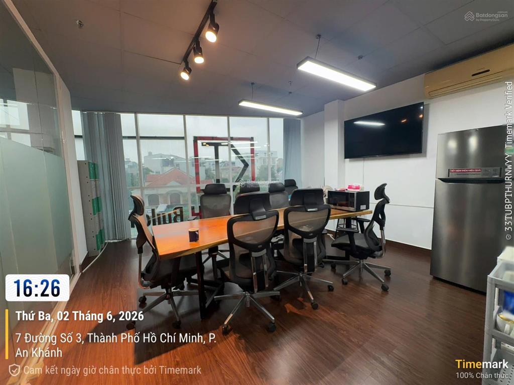Cho thuê văn phòng khu trần não, q.2  diện tích 100m2  32tr/tháng   0971 079 ***