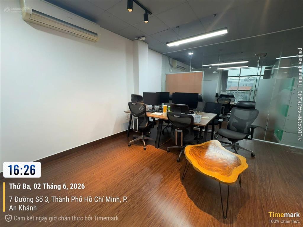 Cho thuê văn phòng khu trần não, q.2  diện tích 100m2  32tr/tháng   0971 079 ***