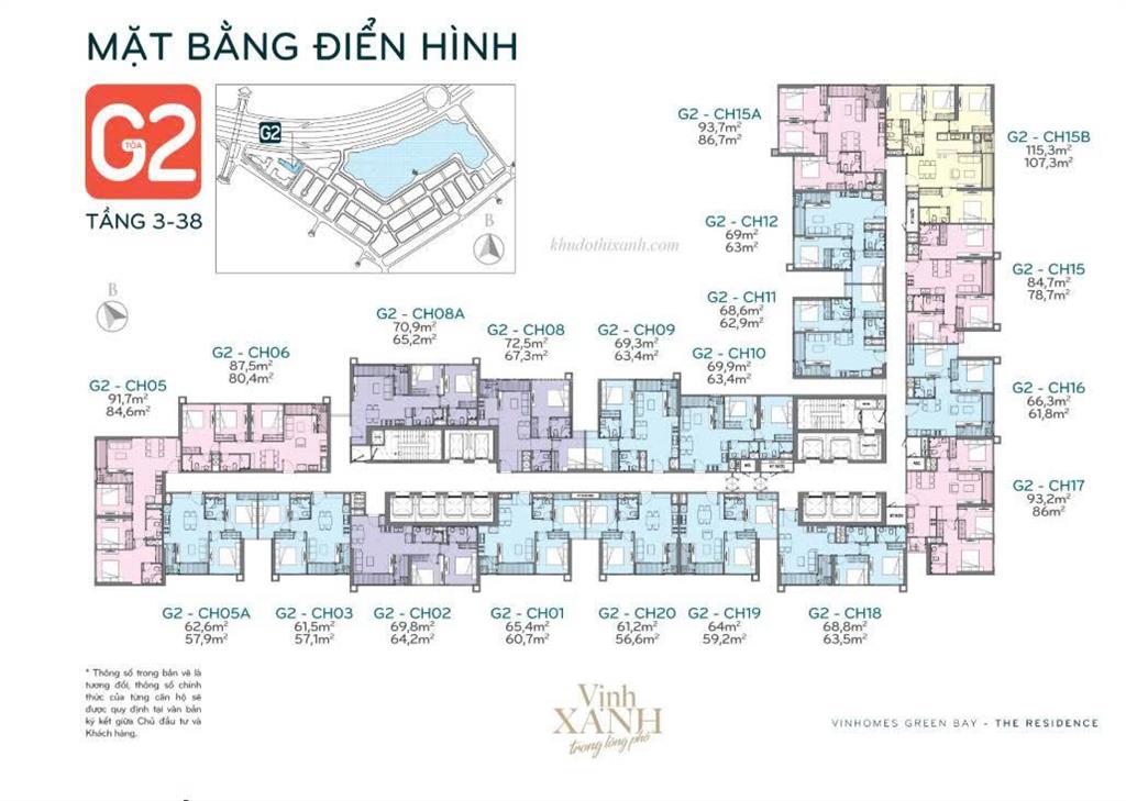 Cập nhật liên tục quỹ ch 1n, 2n, 3n, 4n và các ch hđmb  50n giá tốt dự án vin green bay