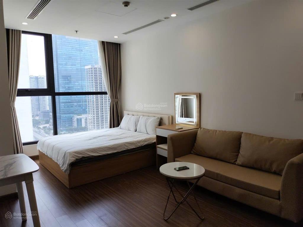 Cho thuê ch studio cc vin west point, 34m2, tầng trung, view thoáng, nội thất full, giá chỉ 1315tr