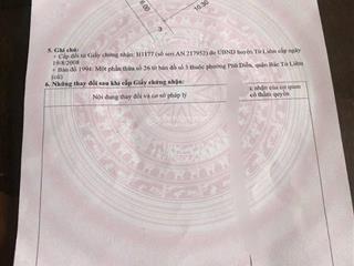 Bán lô đất mai dịch  61,8m² mặt tiền 6m vuông đẹp  cách phố 20m  giá 12 tỷ