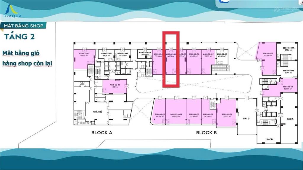 Bán nhanh căn shophouse 60m2 giá 5.890 tỷ allin có hỗ trợ vay bank  tầng 2 daqua