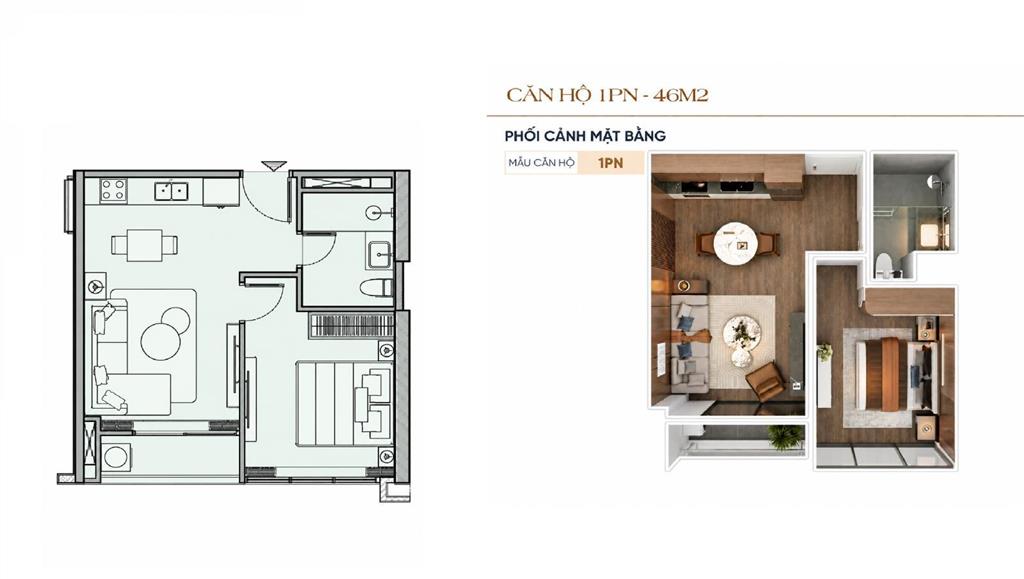 Căn hộ 1pndiện tích 41m2 sunshine legend city giá 2,459 tỷ chiết khấu ngay 475 triệu