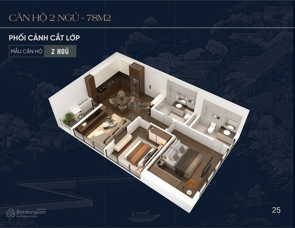 3,9 tỷ sở hữu ngay căn hộ 2 pn 70m2, hướng đông nam, tầng đẹp, view đẹp