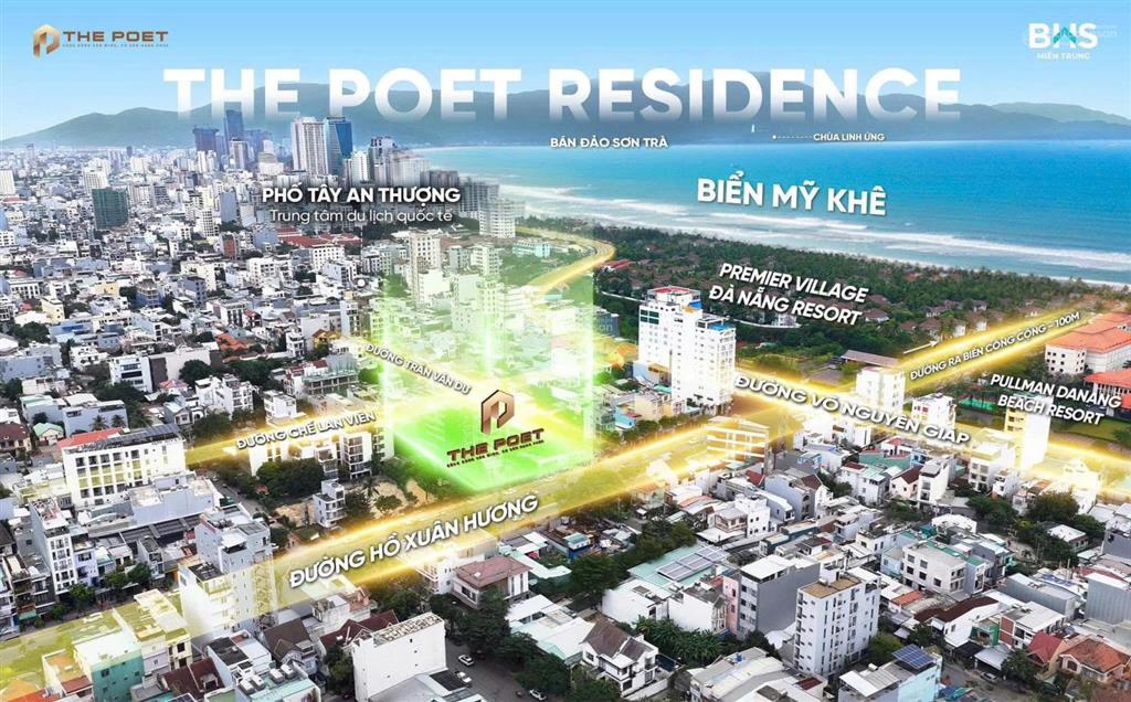 Căn hộ biển đà nẵng  dòng tiền 30 triệu/tháng  the poet residence sở hữu vĩnh viễn