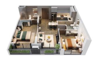 Bán cc 2pn, 2wc tại be31x05, the beverly  vinhomes ocean park, 4,9 tỷ, 75,3m2