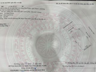 Bán lô góc đường pham triêm & thanh lương 2  hòa xuân  cẩm lệ