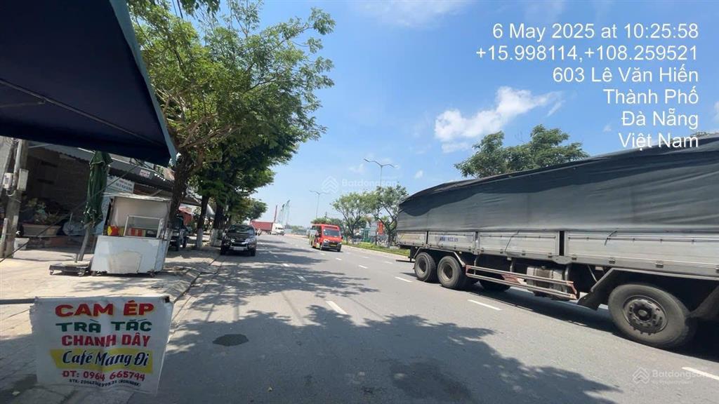 Chính chủ bán đất mặt tiền lê văn hiến, ngũ hành sơn, đà nẵng  535m²  phù hợp kinh doanh