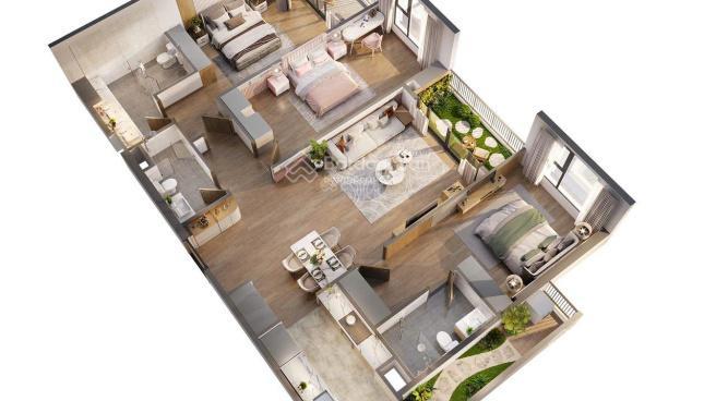 Chính chủ  bán chung cư wisteria (gần đại học công nghiệp) rộng 139,2m2 8,6 tỷ (0362 492 ***)