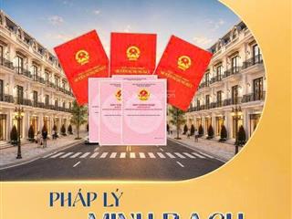 Bán shophouse 4 tầng vị trí view vườn hoa đẹp trong khu đô thị singapore giá f0, cho thuê được ngay
