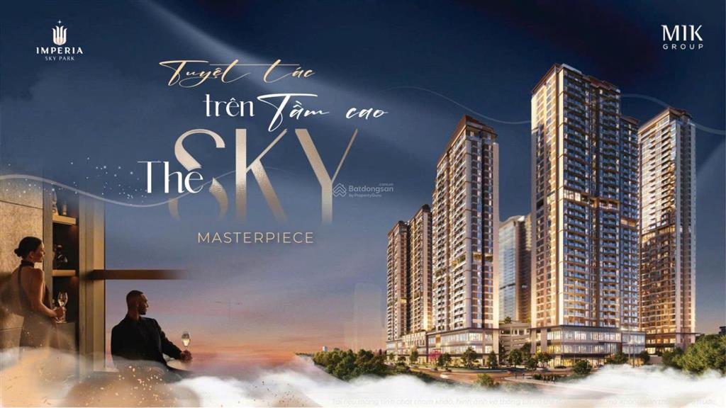 Chiết khấu trực tiếp 200tr  căn 2n2vs  imperia sky park  giá 4.4 tỷ