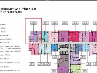 Chính chủ bán 2pn giá rẻ full nt 77m2, tháp d d0409
