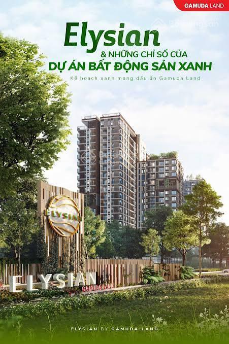 Chính chủ! giá rẻ tầng thấp, full nội thất tháp d elysian chỉ 4.6 tỷ 2 pn