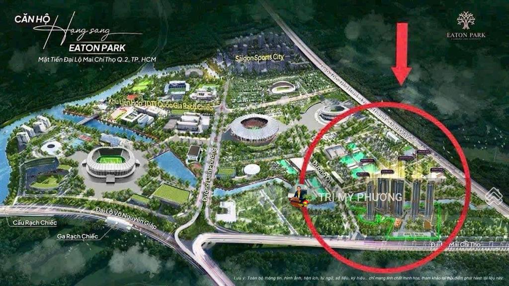 Eaton park  căn góc 2pn  chỉ 4 tỷ 117 triệu, công chứng, sang tên ngay + tháp a5 view rạch chiếc