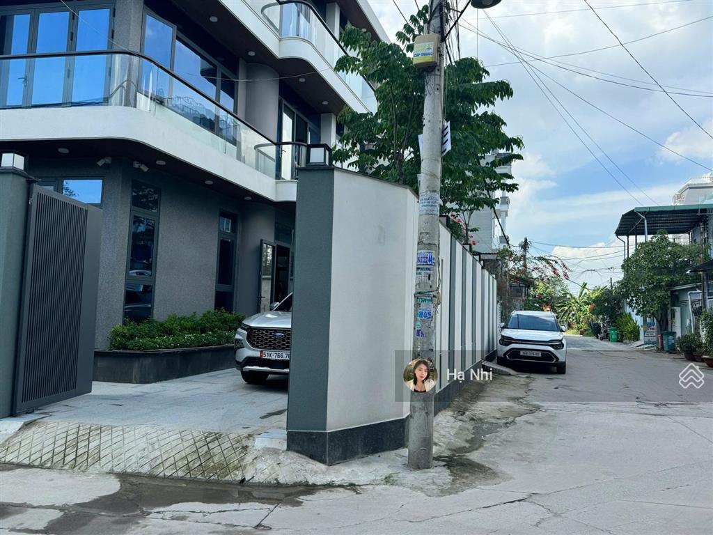 Biệt thự góc 2 mt 3 tầng ven sông 155m2 9.6x16 ngay phà bình quới, ga tàu thuỷ, phạm văn đồng 400m