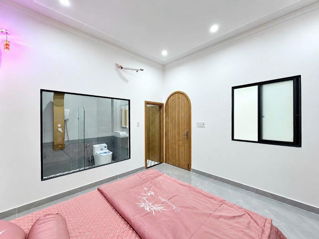 Nhà sr hoàn công sát chợ Hóa An 3.99 tỷ _80m2_ full nội thất,3 phòng ngủ 