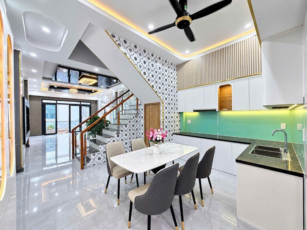 Nhà sr hoàn công sát chợ Hóa An 3.99 tỷ _80m2_ full nội thất,3 phòng ngủ 