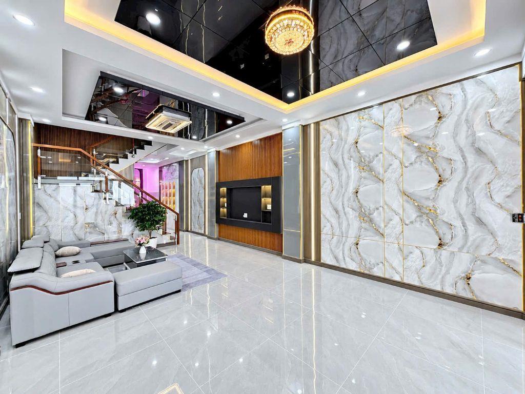 Nhà sr hoàn công sát chợ Hóa An 3.99 tỷ _80m2_ full nội thất,3 phòng ngủ 