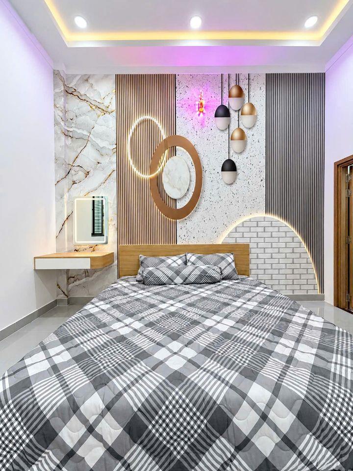 Nhà sr hoàn công sát chợ Hóa An 3.99 tỷ _80m2_ full nội thất,3 phòng ngủ 
