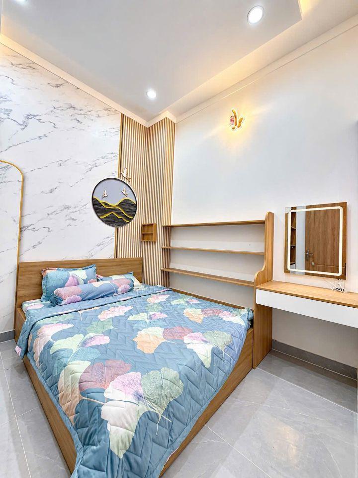 Nhà sr hoàn công sát chợ Hóa An 3.99 tỷ _80m2_ full nội thất,3 phòng ngủ 