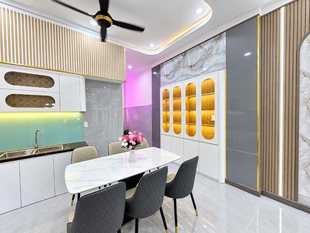 Nhà sr hoàn công sát chợ Hóa An 3.99 tỷ _80m2_ full nội thất,3 phòng ngủ 