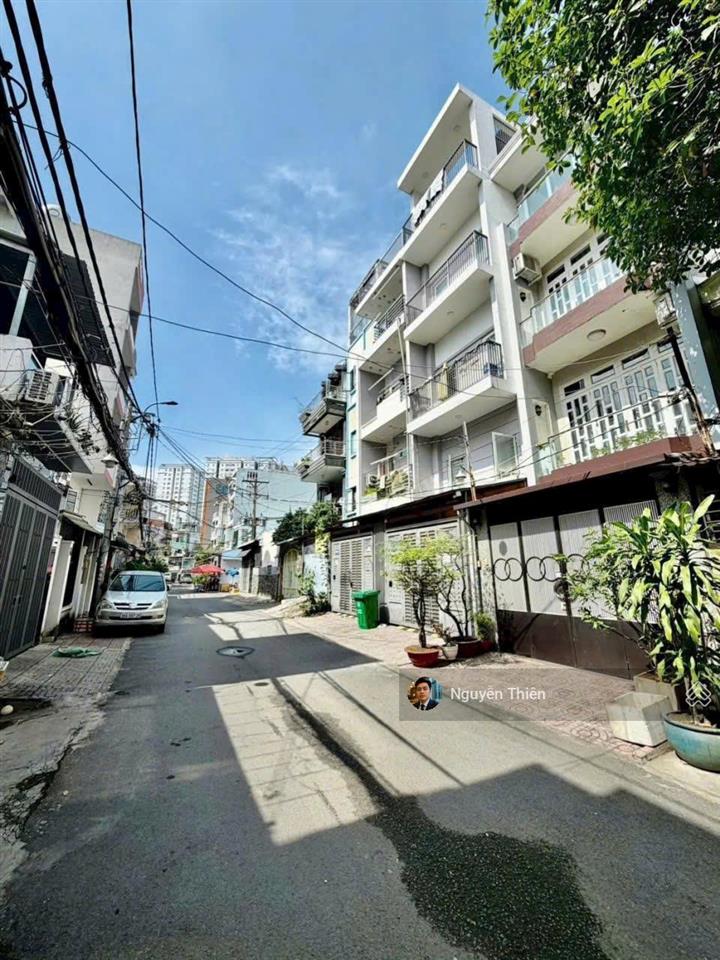 Ngay công viên tầm vu !! bán nhà bình thạnh 6x21m 121m2, hẻm 10m xe hơi, tặng gpxd hầm 7 tầng