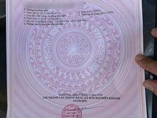 Cần bán lô đất thôn đồng trăn 1, xã diên lâm, dt 726 m2