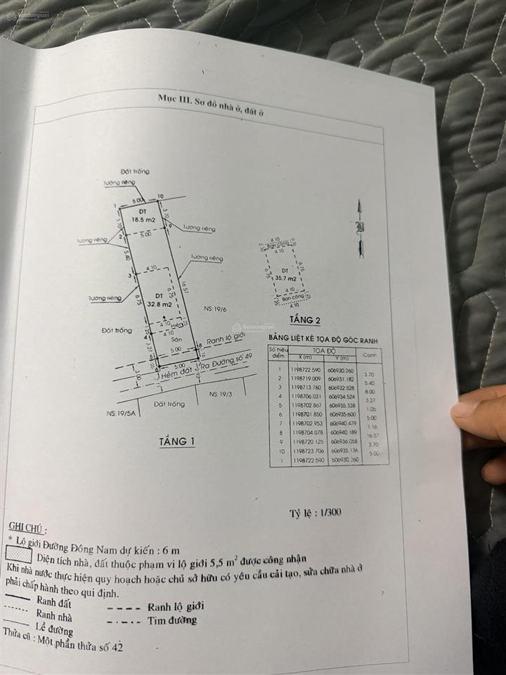 Bán nhà cấp 4 + 3 phòng trọ 110m2  shr  hiệp bình chánh