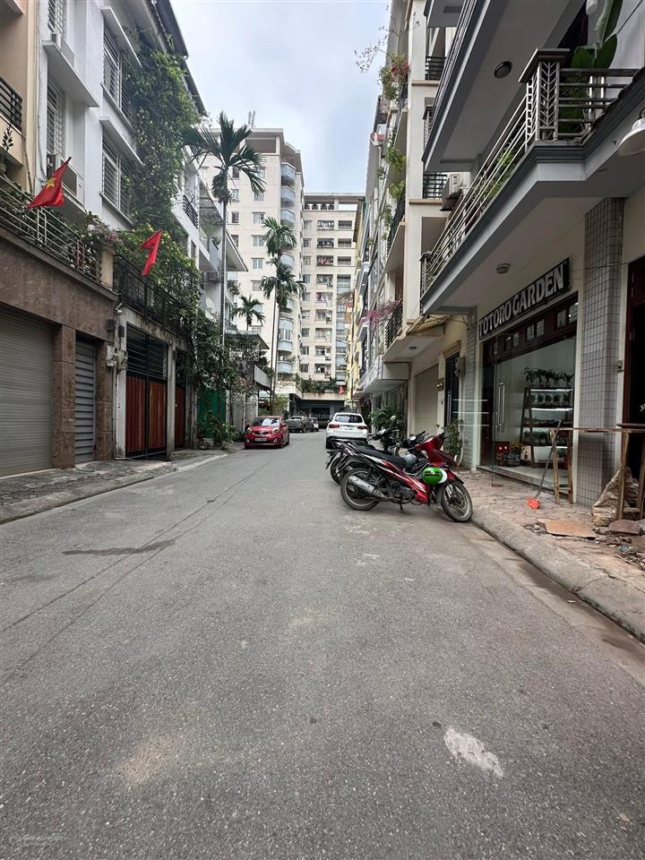 Bán nhà phân lô trung kính 78m2  5 tầng  mặt tiền 4.8m  vỉa hè  ô tô tránh  kd  giá bán 35 tỷ