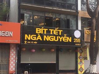 Cho thuê nhà mặt phố trương định, diện tích 320x2 tầng, thông sàn, mt10m, mọi mô hình