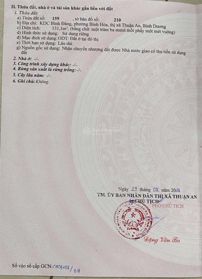 Chính chủ bán nhà cấp 4 sổ hồng riêng full thổ cư