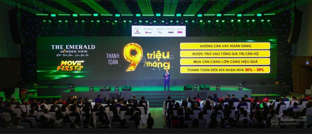 Căn hộ the emerald garden view tt chỉ 9 triệu/ tháng. căn hộ 2pn 65m2 chỉ 2.3 tỷ