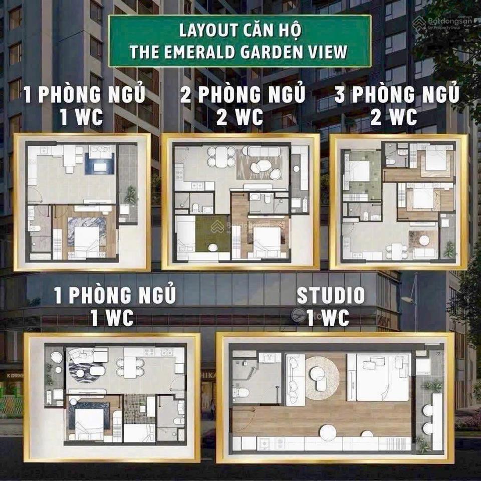 Căn hộ the emerald garden view tt chỉ 9 triệu/ tháng. căn hộ 2pn 65m2 chỉ 2.3 tỷ