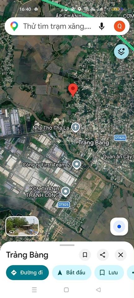 Bán nhanh lô đất 200m2 ngay kcn thành thành công chỉ 700tr