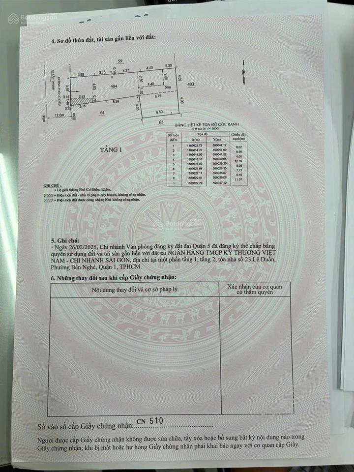 Mặt tiền quận 5 chỉ 200tr/m2. giá tốt nhất thị trường