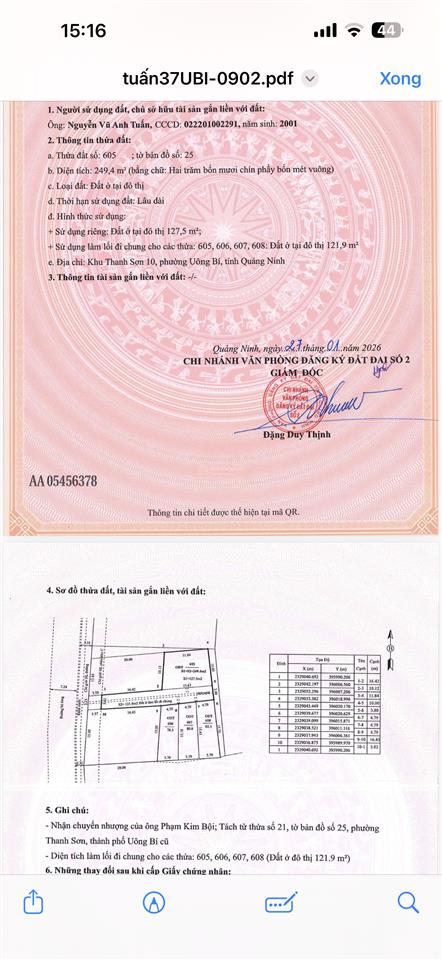 127m2 khu dân cư tiềm năng cần bán