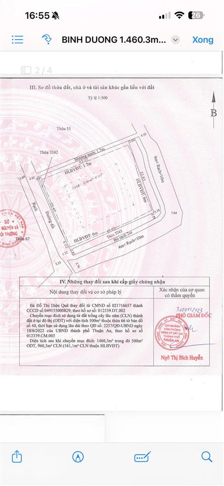 Bán gấp đất tại thửa 66, khu dân cư an thạnh, giá cực chất 22 tỷ, 1460.3 m2