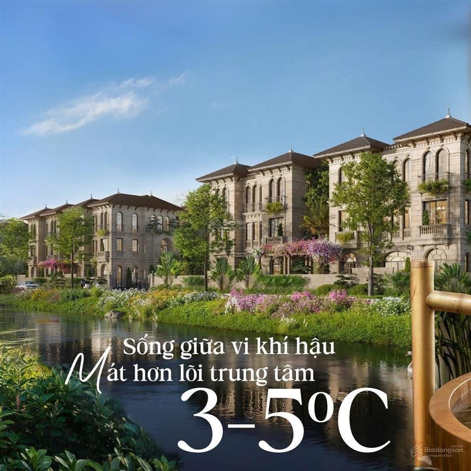 Chủ đầu tư bán suất ngoại giao biệt thự đơn lập 4 mặt thoáng mặt hồ giá 142tr/m2 full