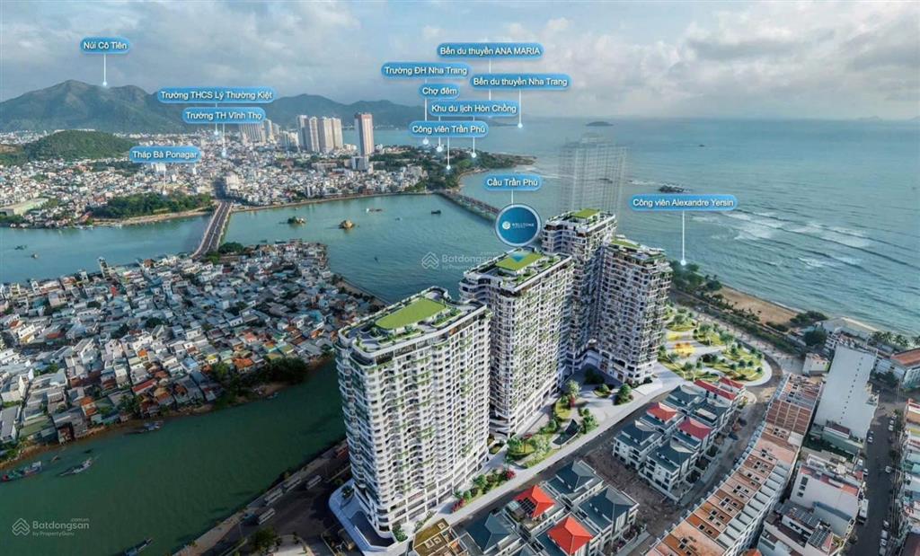 Chỉ nhỉnh 3,6 tỷ sở hữu vĩnh viễn căn hộ biển trần phú, trung tâm nha trang