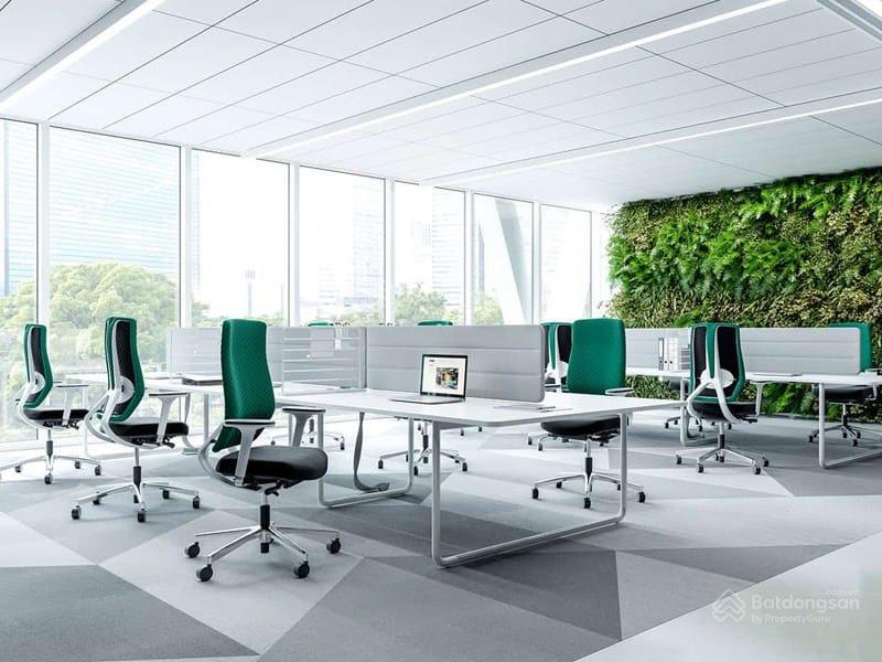 Cho thuê toà vp mặt phố hoàng ngân 100m2, 8 tầng, mt 10m