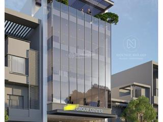 Cho thuê toà vp mặt phố hoàng ngân 100m2, 8 tầng, mt 10m