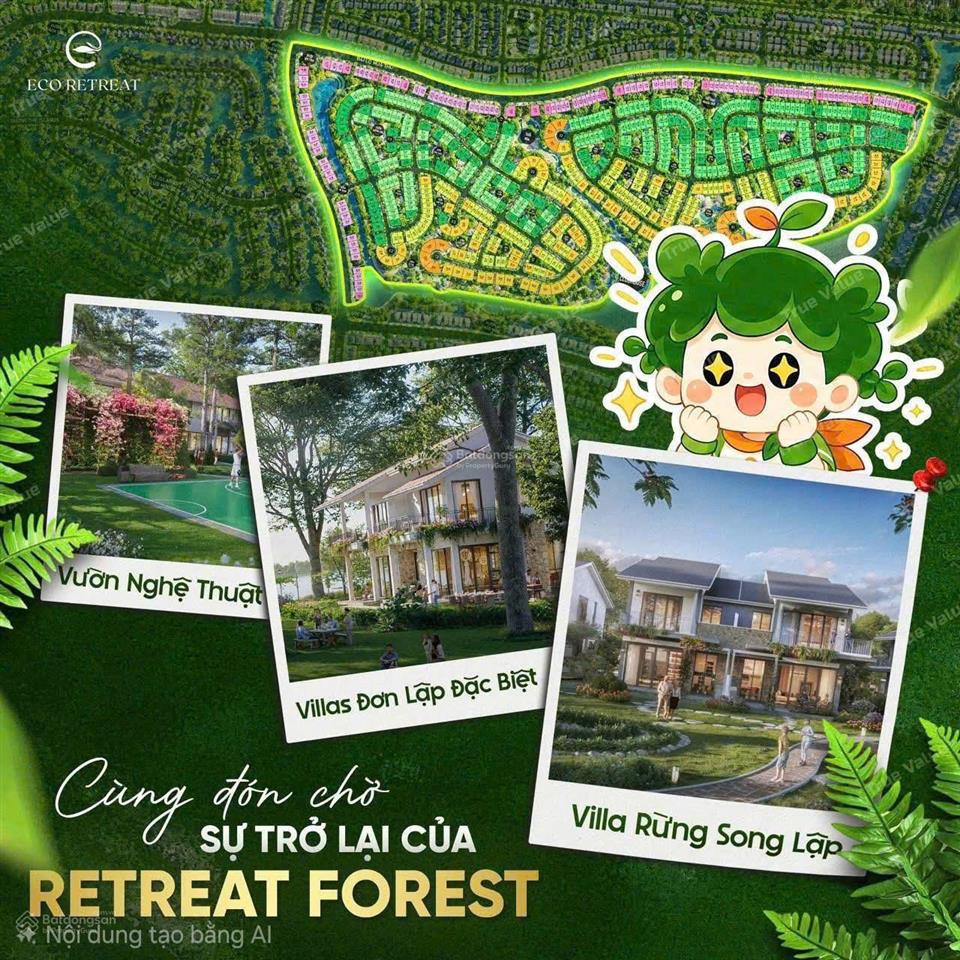 Booking ngay biệt thự rừng thông  phân khu retreat forest! mua trực tiếp nsl ecopa
