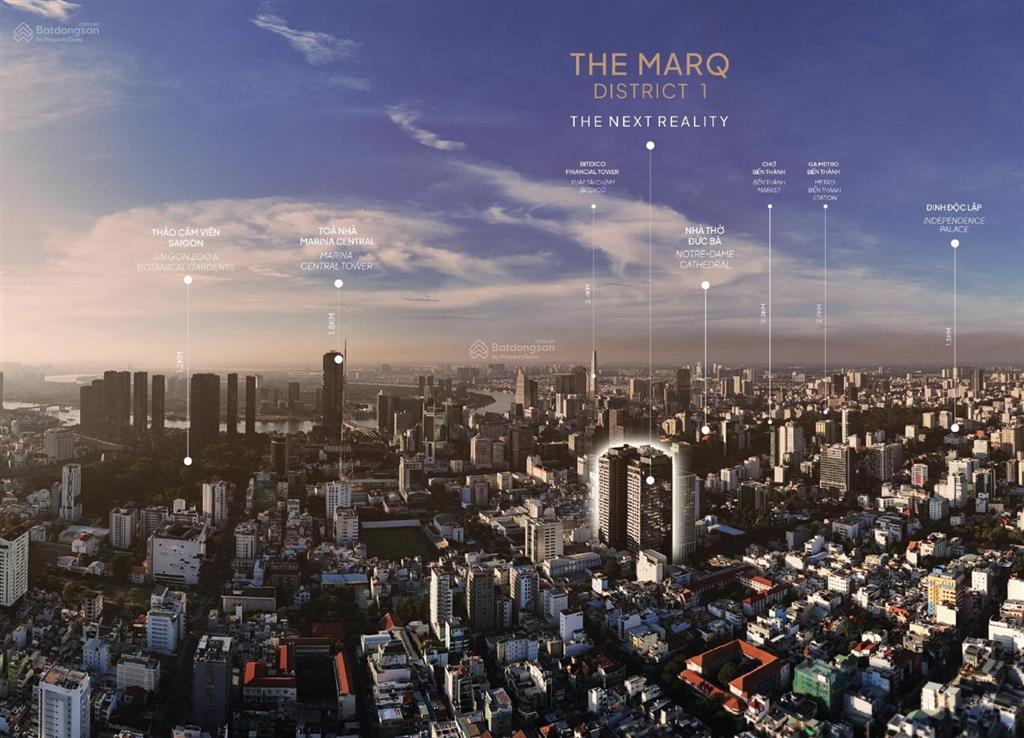 Mua trực tiếp chủ đầu tư! thanh toán chỉ 4,5 tỷ nhận nhà ngay! cơ hội sở hữu the marq quận