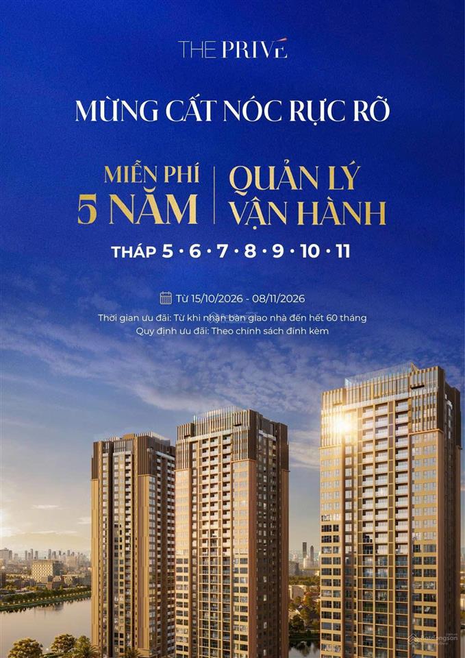 The privé  mua trực tiếp chủ đầu tư! miễn phí quản lý 5 năm. thanh toán chỉ 600 triệu nhận nhà!