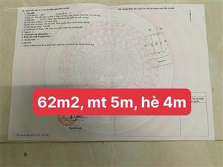 Bán lô đất 62,3m mặt tiền 5m đường 11m vỉa hè 5m khu 4,5ha ngay cạnh đường vành đai 3.5